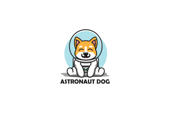 Astronaut Dog Embroidery Design
