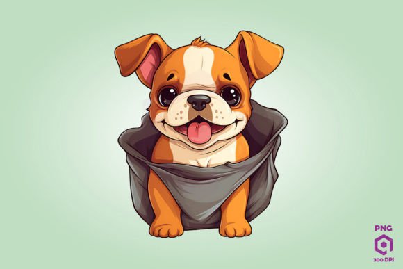 Bulldog Dog Inside Pocket 2