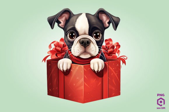 Christmas Boston Terrier Dog Gift Box: A Designer’s Review