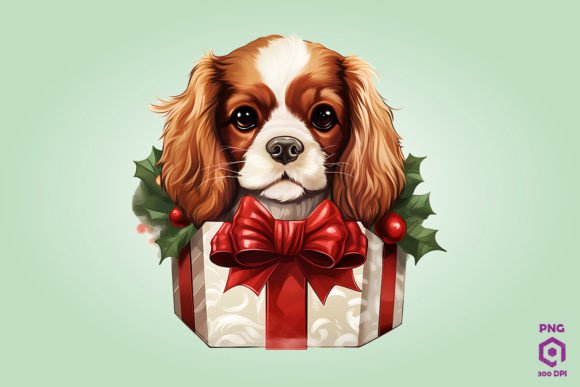 Christmas Spaniel Dog Gift Box: A Designer’s Take