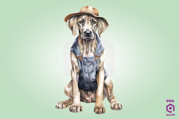 Farmer Great Dane Dog Clipart: A Designer's Embroidery Review