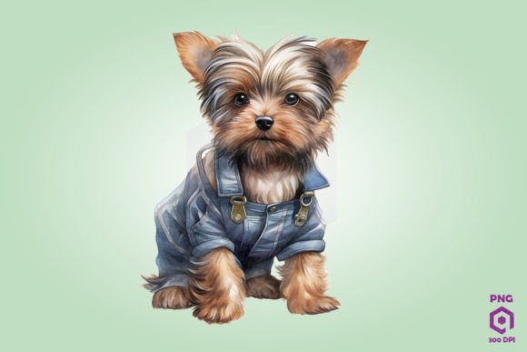 Farmer Yorkshire Terrier Dog Clipart: A Designer’s Review for Embroidery