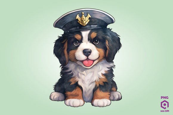 Reviewing Sailor Bernese Mountain Dog Clipart for Real Embroidery Projects