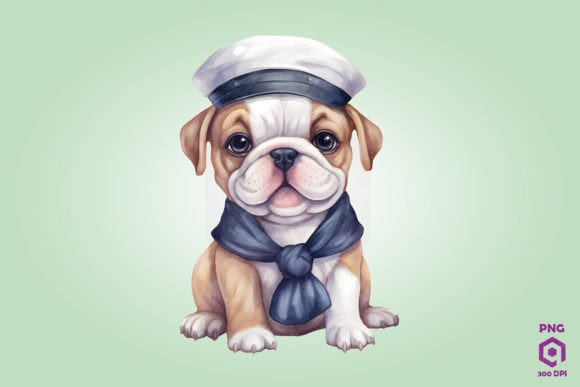 Sailor Bulldog Dog Clipart Review
