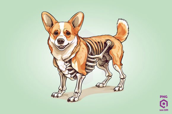 Skeleton Pembroke Welsh Corgi Dog Embroidery Review
