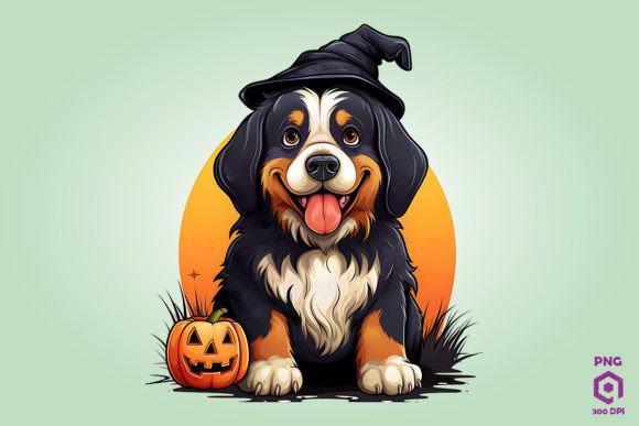 Trick or Treat Bernese Mountain Dog