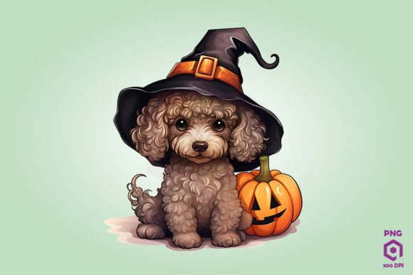 Trick or Treat Poodle Dog